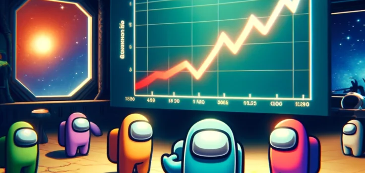 Among Us Popularity Chart